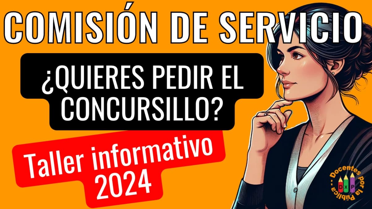 Comisiones de Servicio o Concursillo 2024 Andalucía